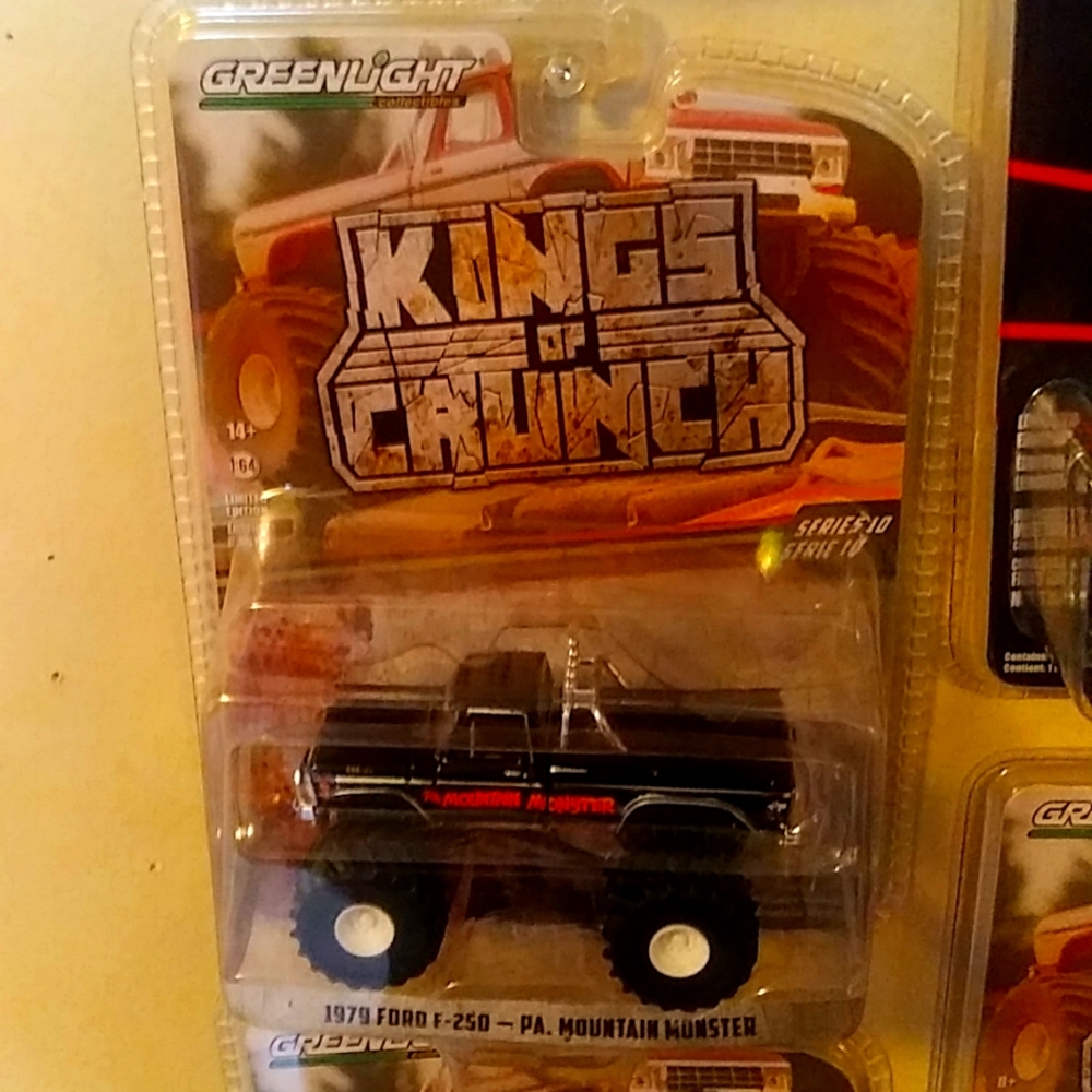 Greenlight & king of crunch. Monster trucks. Asking $10 each.